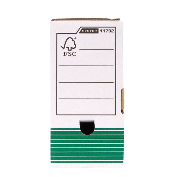 Fellowes Bankers Box Transfer File 120mm FC Green (Pack of 10) 1179201