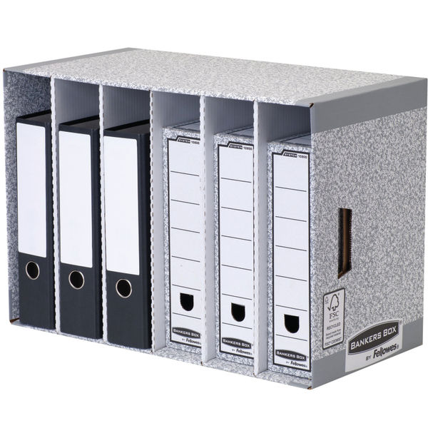 Fellowes Bankers Box System File Store Module Grey 01880