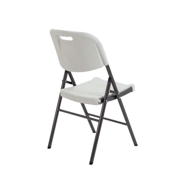 Jemini Lightweight Folding Chair 460x520x830mm White KF72332