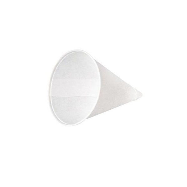 12cl White Water Drinking Cone Cups (Pack of 5000)