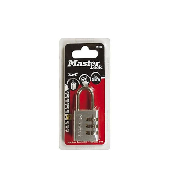 Master Lock Aluminium Combination Padlock 30mm 630EURD