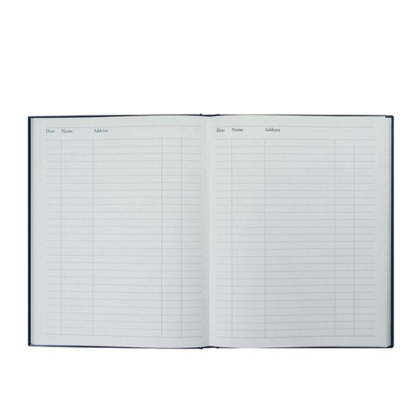 Collins Visitors Book Leathergrain 192 Pages 40 825025/1