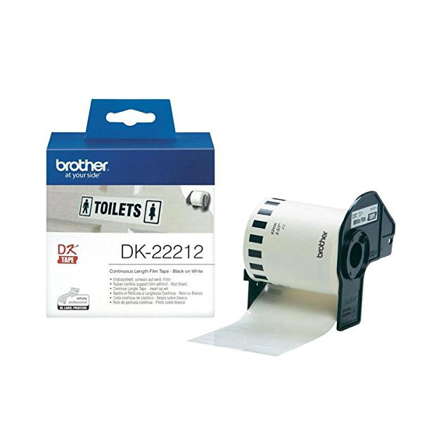 Brother P-Touch White Continuous Film Tape - DK22212