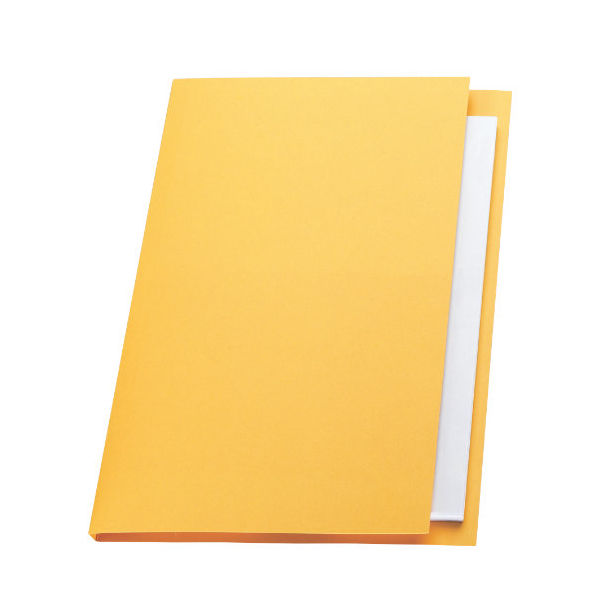 Guildhall Foolscap Yellow Square Cut Folders, Pack of 100 | FS315-YLWZ