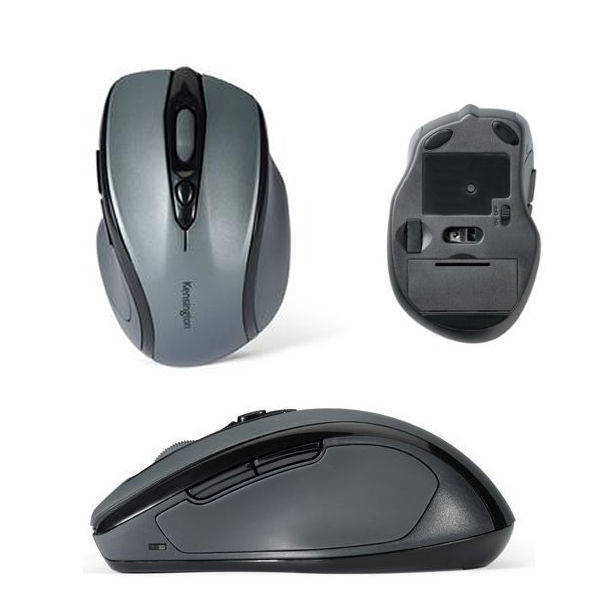 Kensington Pro Fit USB Wireless Mouse Mid-Size Grey K72423WW