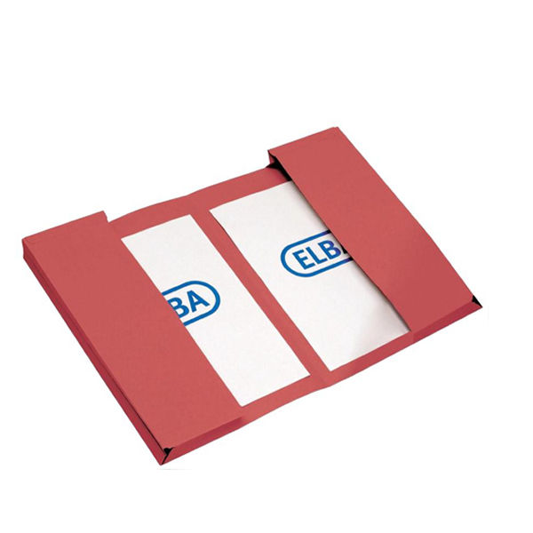 Exacompta Guildhall Legal Double Pocket Wallet Foolscap Red (Pack of 25) 214-RED