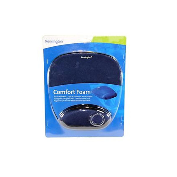 Kensington Foam Mouse Mat with Cushioned Wristrest Blue 64271