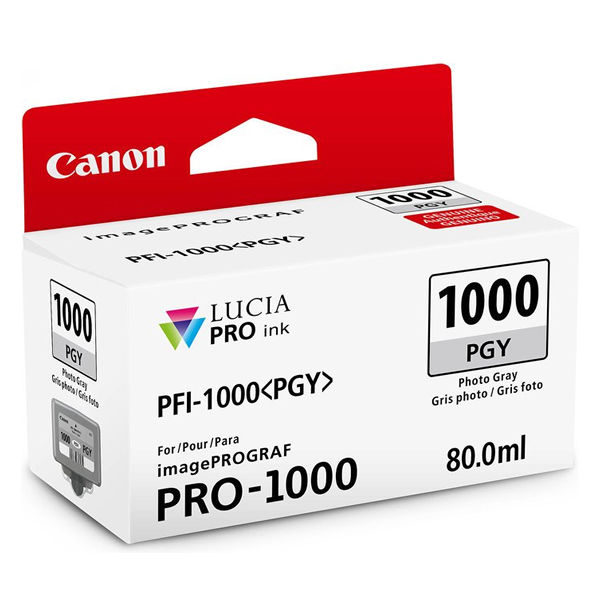Canon PFI-1000PGY Photo Grey Ink Cartridge - PFI-1000 PGY