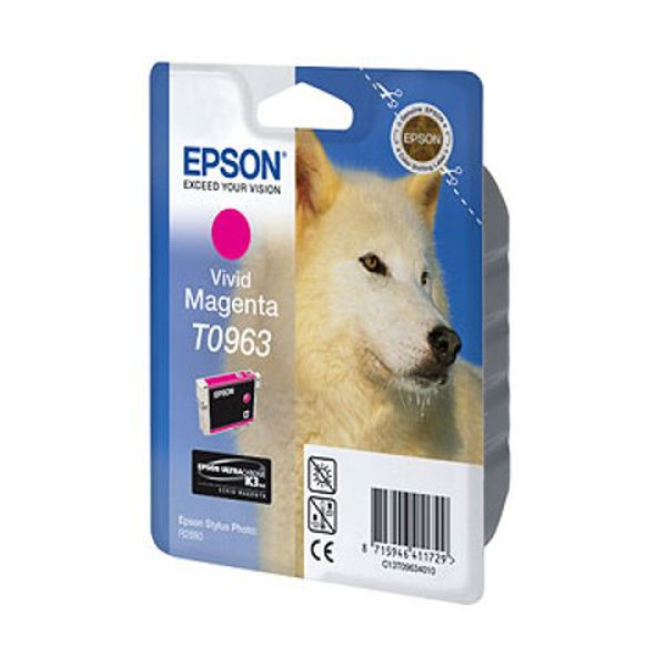 Epson T0963 Vivid Magenta Ink Cartridge - C13T09634010