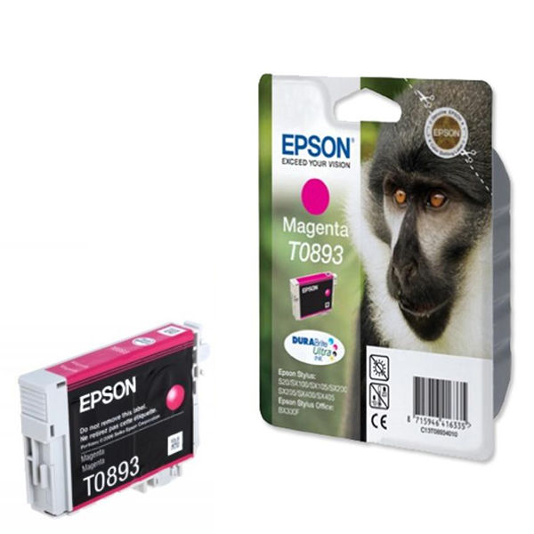 Epson T0893 Magenta Ink Cartridge - C13T08934011