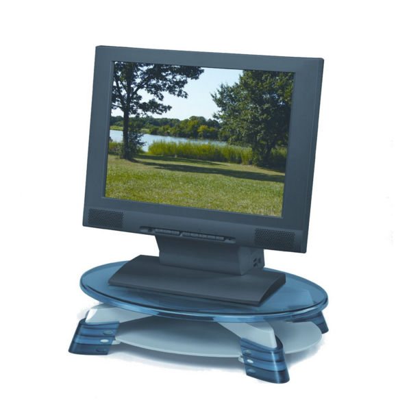 Fellowes Rotating Monitor Riser Platform 14kg Capacity Graphite 9145003