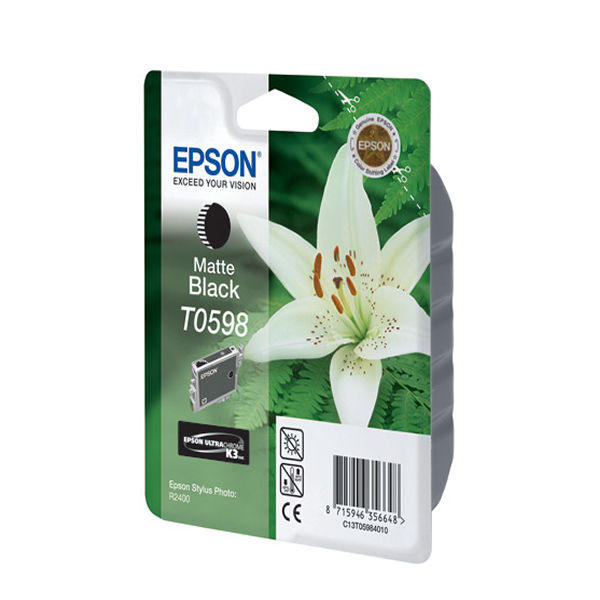 Epson T0598 Matte Black Ink Cartridge - C13T05984010