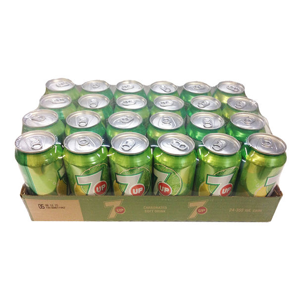 7-Up Lemon and Lime Carbonated Canned Soft Drink 330ml (Pack of 24) 402010