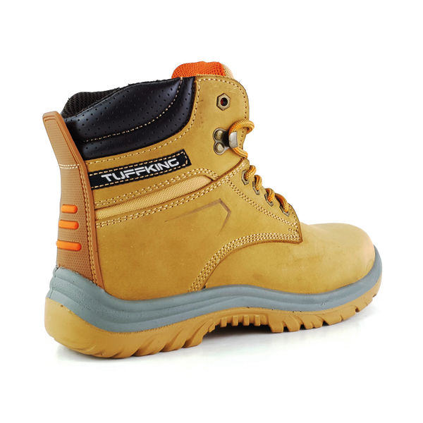 Tuffking Fury Safety Hiker Boot Steel Toe Cap Tan 13