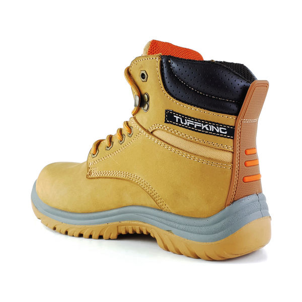 Tuffking Fury Safety Hiker Boot Steel Toe Cap Tan 13