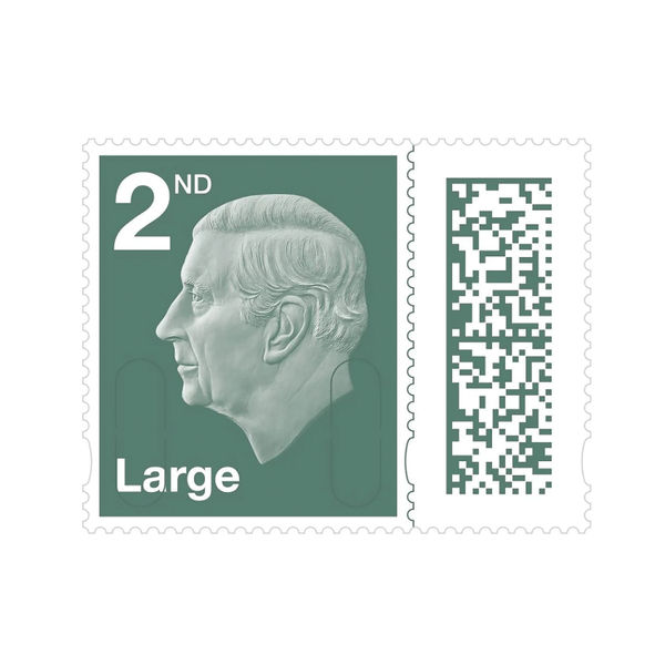Royal Mail 2nd Class Large Letter Stamps (Book of 50)