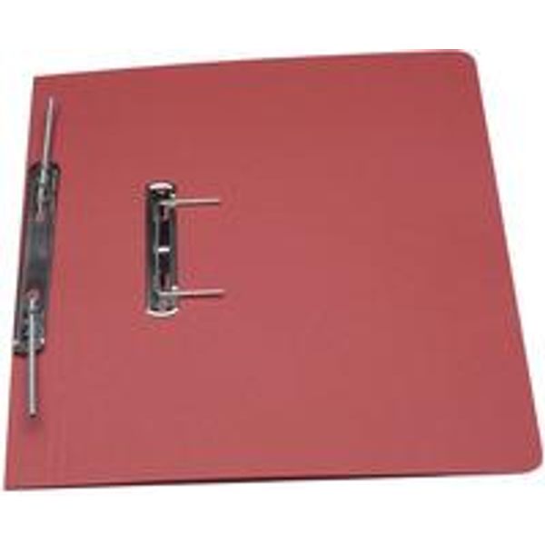 Exacompta Guildhall Transfer Spiral File 315gsm Foolscap Red (Pack of 50) 348-RED