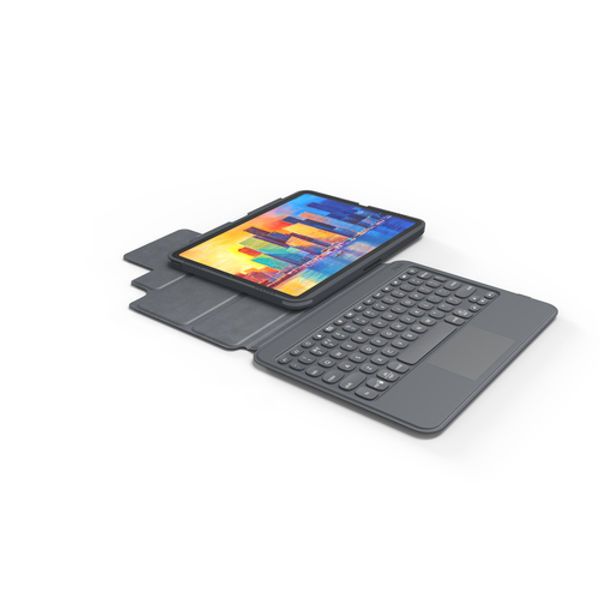 Zagg Pro Keys Keyboard/Trackpad/Case Ipad 10.9 Black/Grey Uk 103407937