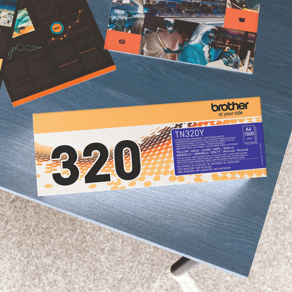 Brother Yellow Laser Toner Cartridge TN320Y