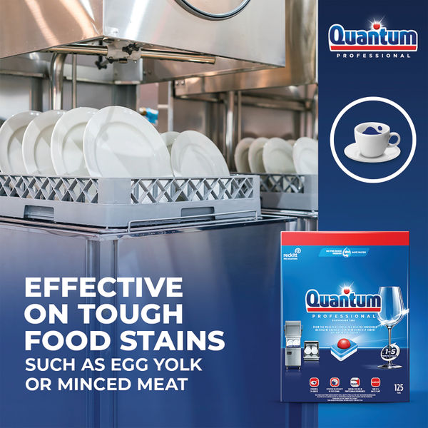 Quantum Professional Dishwasher Tablets (Pack of 125) 3294235