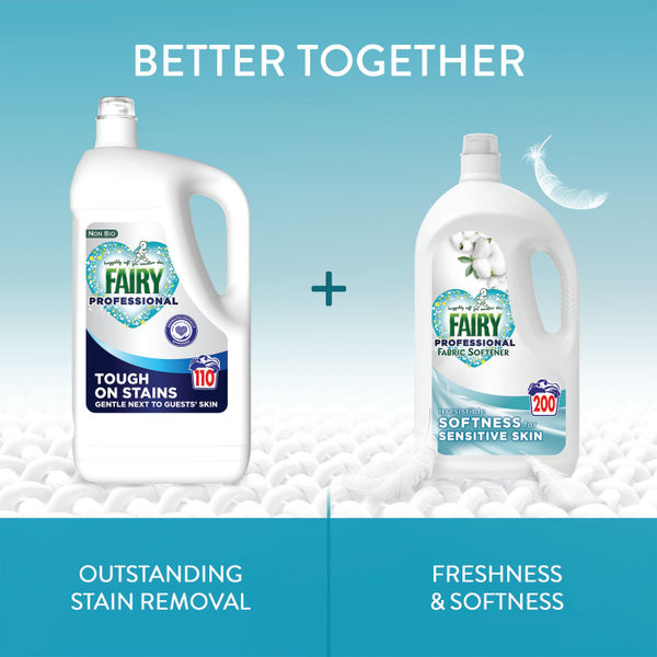 Fairy Professional Sensitive Fabric Softener Liquid 4L 200 Wash (Pack of 2) C010421