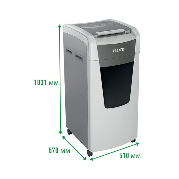 Leitz IQ Autofeed Office Pro 600 Cross-Cut P-4 Shredder White 80171000
