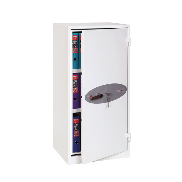 Phoenix White Fire Ranger Cabinet Size 1 Key Lock FS1511K