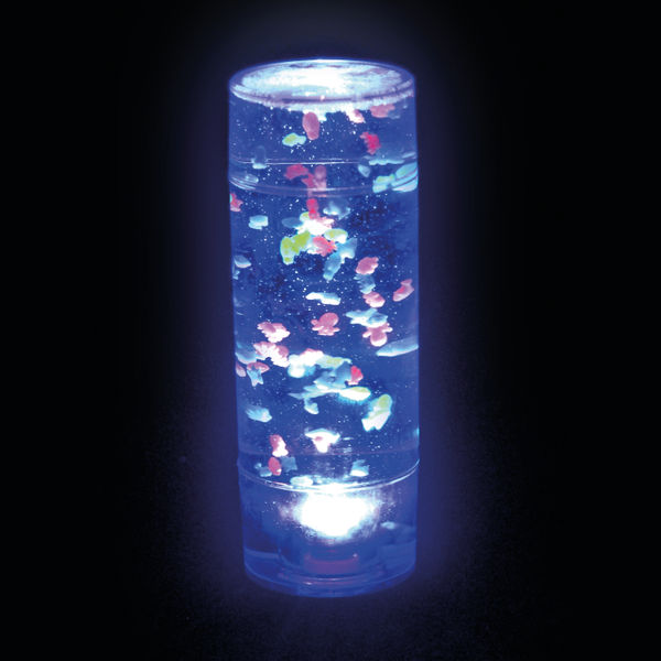 Mini Light Up LED Mood Lamp Fish Aquarium Design 150mm Battery Operated SB47D