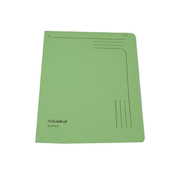 Exacompta Guildhall Slipfile Manilla 230gsm Green (Pack of 50) 4603Z