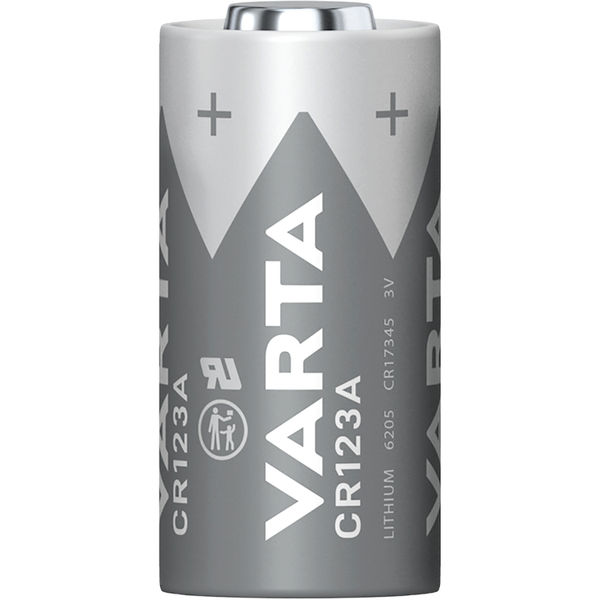 Varta CR123A Professional Lithium Primary Battery 6205301401