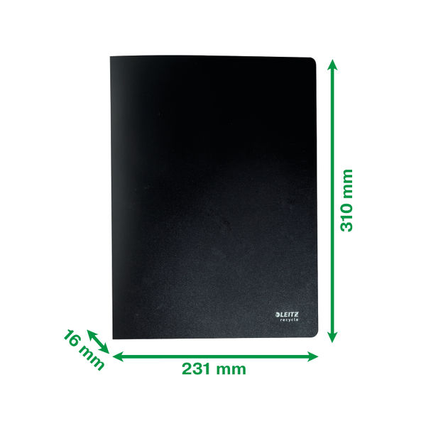 Leitz Recycle Display Book 40 Pocket A4 Black 46770095