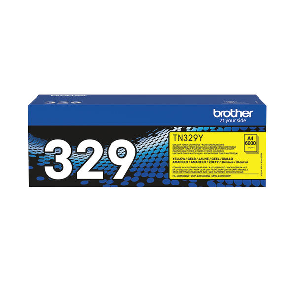 Brother TN-329Y Toner Cartridge Super High Yield Yellow TN329Y