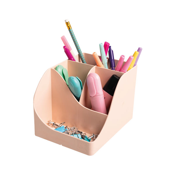 Exacompta Skandi Recycled Plastic PenWave Pen Pot Nude 69531D