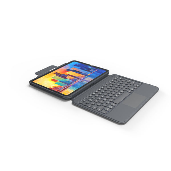 Zagg Pro Keys Keyboard/Trackpad/Case Ipad 10.9 Black/Grey Uk 103407937