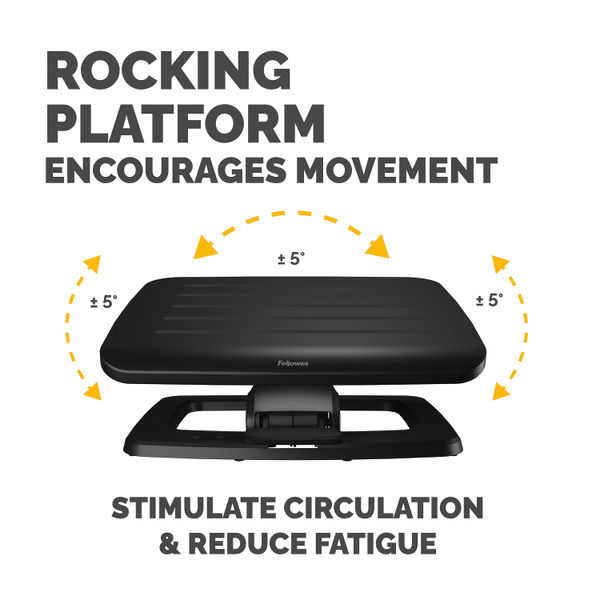 Fellowes Hana Footrest Black 100016998
