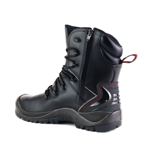 Tuffking Havoc Heavy Duty Safety Boot YKK Zip Black 10