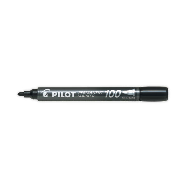 Pilot Permanent Marker 100 Bullet Tip Black Value Pack 15 + 5 FREE (Pack of 20) 3131910501268