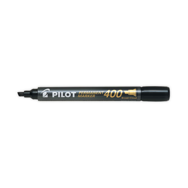 Pilot 400 Permanent Marker Chisel Tip Black (Pack of 20) 3131910504061