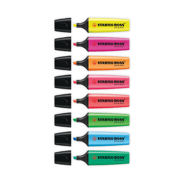 STABILO BOSS Highlighter Pens - Original + Pastel + Singles - All  Multipacks
