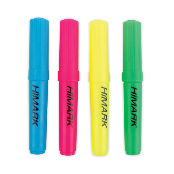 Hi-Glo Highlighters Assorted (Pack of 4)