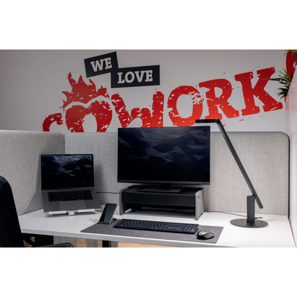 Durable Felt Lined Drawer For Monitor Stand EFFECT Black 508201