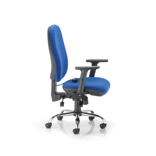 Arista Aire High Back Ergonomic Chair 675x580x1035-1230mm Blue KF90571