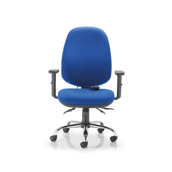 Arista Aire High Back Ergonomic Chair 675x580x1035-1230mm Blue KF90571