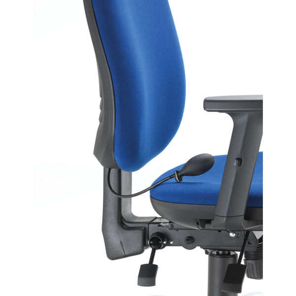 Arista Aire High Back Ergonomic Chair 675x580x1035-1230mm Blue KF90571