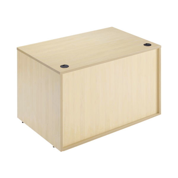 Jemini Reception Modular Straight Desk Unit 1200x800x740mm Maple KF840167