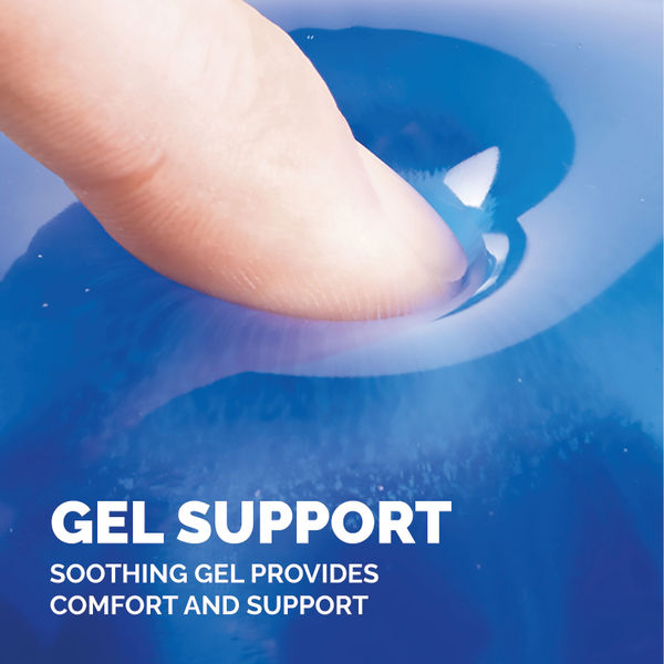 Fellowes Crystals Gel Wrist Support Blue 9113701