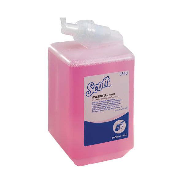 Kleenex Aqua Foam Hand Soap Refill Pink 1 Litre (Pack of 6) 6340