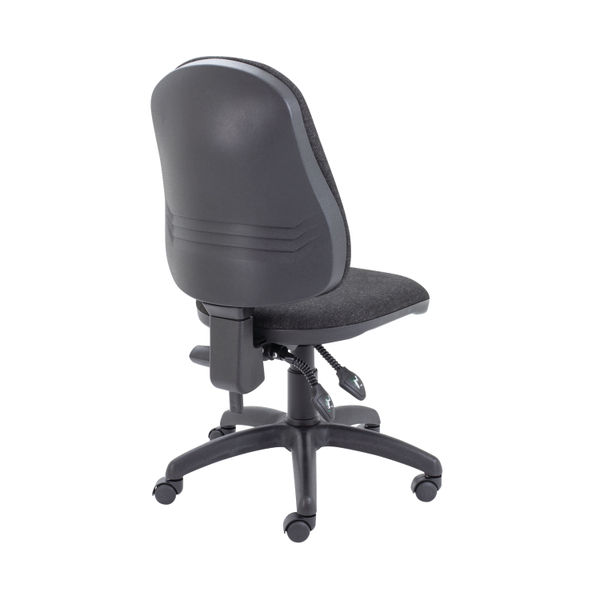 First High Back Operator Chair 640x640x985-1175mm Charcoal KF98507