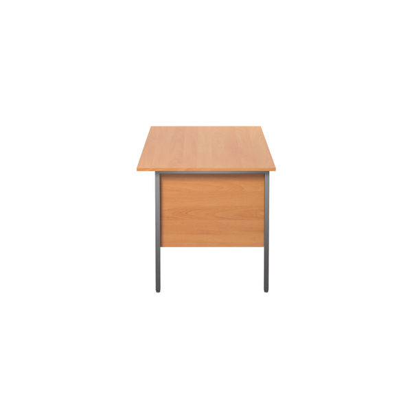 Serrion Rectangular 3 Drawer Pedestal 4 Leg Desk 1200x750x730mm Beech KF838373