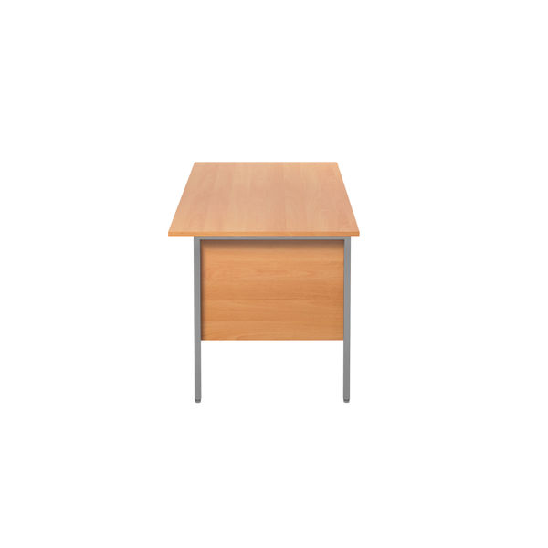 Serrion Rectangular 2 Drawer Pedestal 4 Leg Desk 1500x750x730mm Beech KF838375